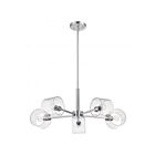 Satco 60-8075 Marlowe 5-Lights 60W Polished Nickel Chandelier