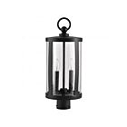 Satco 60-8114 Broadstone 2-Lights 40W Matte Black Post Light