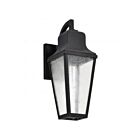 Satco 60-8132 Lawrence 1-Light 100W Matte Black Outdoor Wall Lantern
