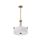 Satco 60-8204 Liam 3-Lights 60W Burnished Brass Pendant