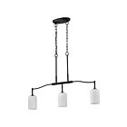 Satco 60-8218 Liam 3-Lights 60W Matte Black Pendant