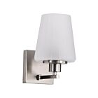 Satco 60-8221 Liam 1-Light 60W Brushed Nickel Vanity Light