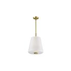 Satco 60-8238 Lune 3-Lights 60W Vintage Brass Pendant