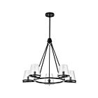 Satco 60-8258 Valentine 5-Lights 60W Black Chandelier