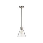 Satco 60-8337 Gianna 1-Light 60W Brushed Nickel Pendant