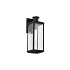 Satco 60-8511 Luca 100W Sand Black Outdoor Wall Lantern