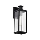 Satco 60-8511 Luca 100W Sand Black Outdoor Wall Lantern