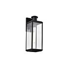 Satco 60-8512 Luca 100W Sand Black Outdoor Wall Lantern