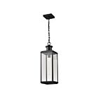 Satco 60-8514 Liam 1-Light 100W Sand Black Pendant