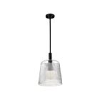 Satco 60-8607 Grayson 100W Matte Black Pendant
