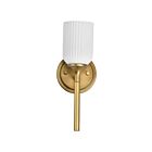 Satco 60-8661 Solara 100W Natural Brass Indoor Wall Light