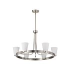 Satco 60-8736 Royale 5-Lights 60W Brushed Nickel Chandelier