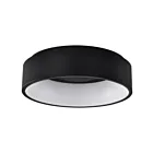 Satco 62-1452R1 20W Black LED Flush Mount
