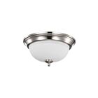 Satco 62-1560 19W Brushed Nickel Flush Mount