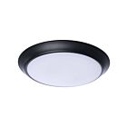Satco 62-1814R1 12W Black LED Disk Light
