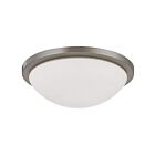 Satco 62-1843 Brushed Nickel 18W LED Flush Mount