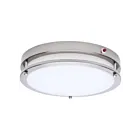 Satco 62-1890 25W 13" Brushed Nickel LED Flush Mount