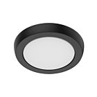 Satco 62-1901 8W Black LED Flush Mount CCT Selectable