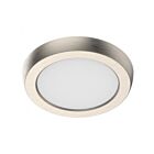 Satco 62-1903 8W Brushed Nickel LED Flush Mount CCT Selectable