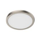 Satco 62-1923 11W Brushed Nickel LED Flush Mount CCT Selectable