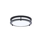 Satco 62-1975 18W 10" Black LED Flush Mount