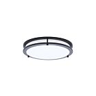 Satco 62-1976 25W 13" Black LED Flush Mount