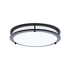 Satco 62-1976 25W 13" Black LED Flush Mount