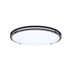 Satco 62-1978 39W 24" Black LED Flush Mount