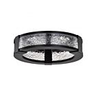 Satco 62-2002 Darrow 30W Matte Black Flush Mount