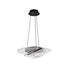 Satco 62-2025 Geneva 24W Matte Black Pendant
