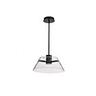Satco 62-2062 Edmond 18W Matte Black Pendant