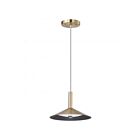 Satco 62-2091 Corrine 18W Burnished Brass Pendant
