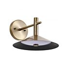 Satco 62-2094 Corrine 18W Burnished Brass LED Wall Sconce