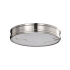 Satco 62-2111 Kendall 25W Brushed Nickel Flush Mount