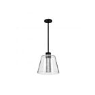 Satco 62-2172 Aura 12W Matte Black Pendant