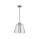 Satco 62-2192 Aura 12W Brushed Nickel Pendant