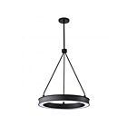 Satco 62-2261 Longford 21W Textured Black Pendant