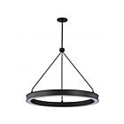 Satco 62-2262 Longford 30W Textured Black Pendant
