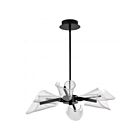Satco 62-2281 Sedona 6-Lights 31W Matte Black Chandelier