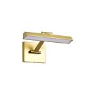 Satco 62-2322 Hazel 12W Vintage Brass LED Wall Lamp