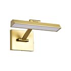 Satco 62-2322 Hazel 12W Vintage Brass LED Wall Lamp