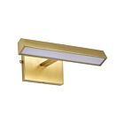 Satco 62-2337 Mila 12W Vintage Brass LED Wall Lamp