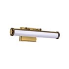 Satco 62-2367 Cora 15W Vintage Brass LED Vanity Light