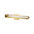 Satco 62-2387 Larissa 13W Vintage Brass LED Vanity Light