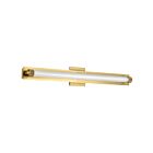 Satco 62-2392 Larissa 19W Vintage Brass LED Vanity Light