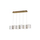 Satco 62-2405 Kenzo 34W Polished Anodized Bronze LED Pendant