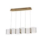 Satco 62-2405 Kenzo 34W Polished Anodized Bronze LED Pendant