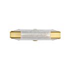 Satco 62-2415 Idris 19W Vintage Brass LED Indoor Wall Light
