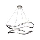 Satco 62-2431 Sylas 64W Polished Nickel LED Pendant