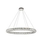 Satco 62-2442 Asher 50W Polished Nickel LED Pendant